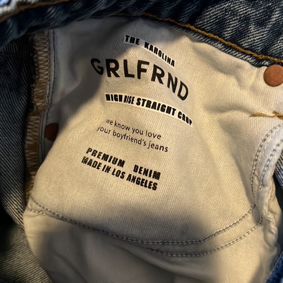 GRLFRND Karolina High Rise Straight Crop in Long Island 28 - Picture 9 of 10